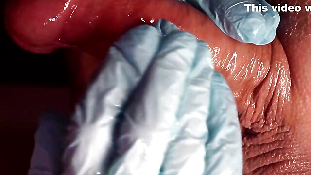 Doctor latex gloves, glasses sucking, doctor sucking cock, amatuer glasses, cum on glove