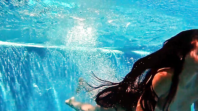 Sexy latina babe, nudist swimming pool, swimming teen, sexy hd brunette babe, outdoor latina teen
