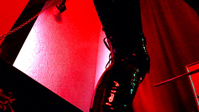 Bdsm milf, klänning stövlar, bunden pvc, dominatrix stövlar, spandex mature