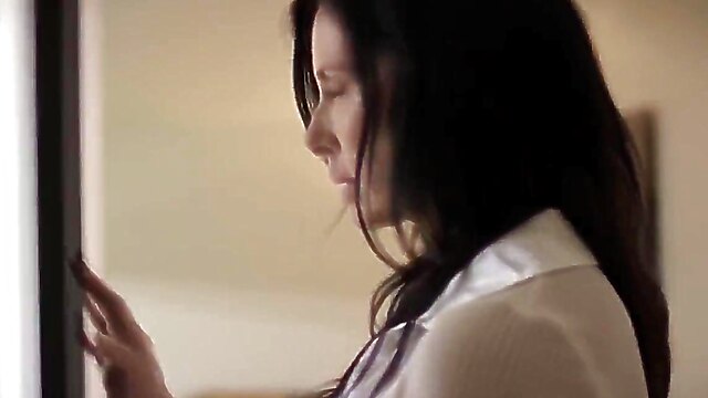 Reagan foxx handjob, mature brunette lingerie, milf handjob lingerie, one and lingerie, handjob can