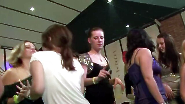 Brunette chick dancing, girls groups dancing, cfnm public blowjob, cfnm group public, striptease lap