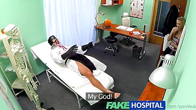 Blonde patient, doctor clinic orgasm, doctor suckoff patient, amateur role play blowjob, clinic blonde