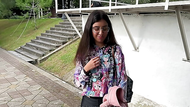 cum on teen ass in public