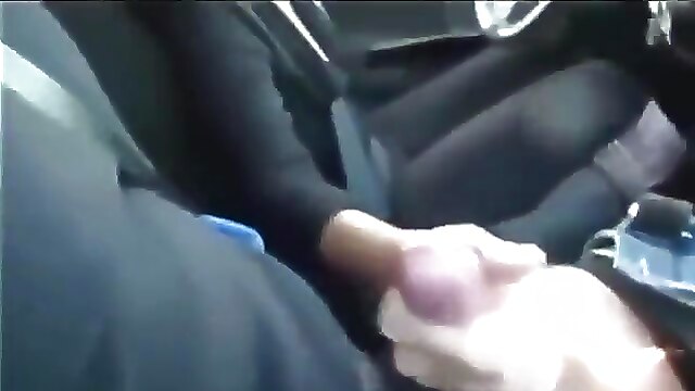 Female driver, handjob brunette, female gives, amateur brunette fetish, tug jobs