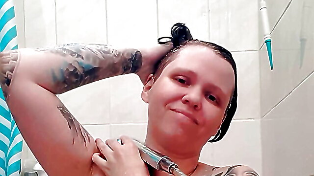 European showering teen, amateur teen shower hidden, wife morning shower, short big titty, amateur homemade wife shower bath